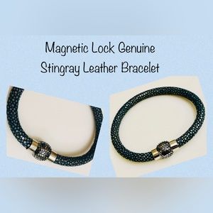 Genuine Stingray Leather Bracelet